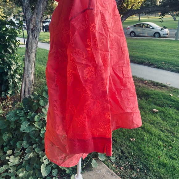 Alfred Dunner beach theme blouse. Button front. 2X. - Picture 4 of 7